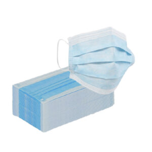 Masque chirurgical non stérile à usage unique bleu